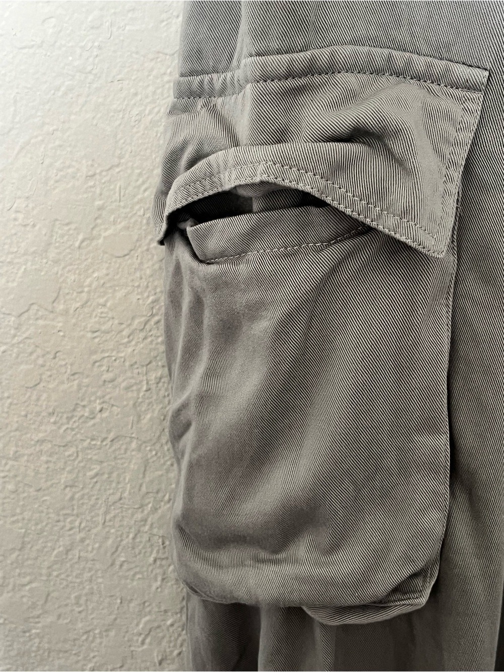 Sincerely Jules Sage Green Utility Cargo Pants Tencel Rayon Gorpcore Relaxed Fit - Picture 7 of 10